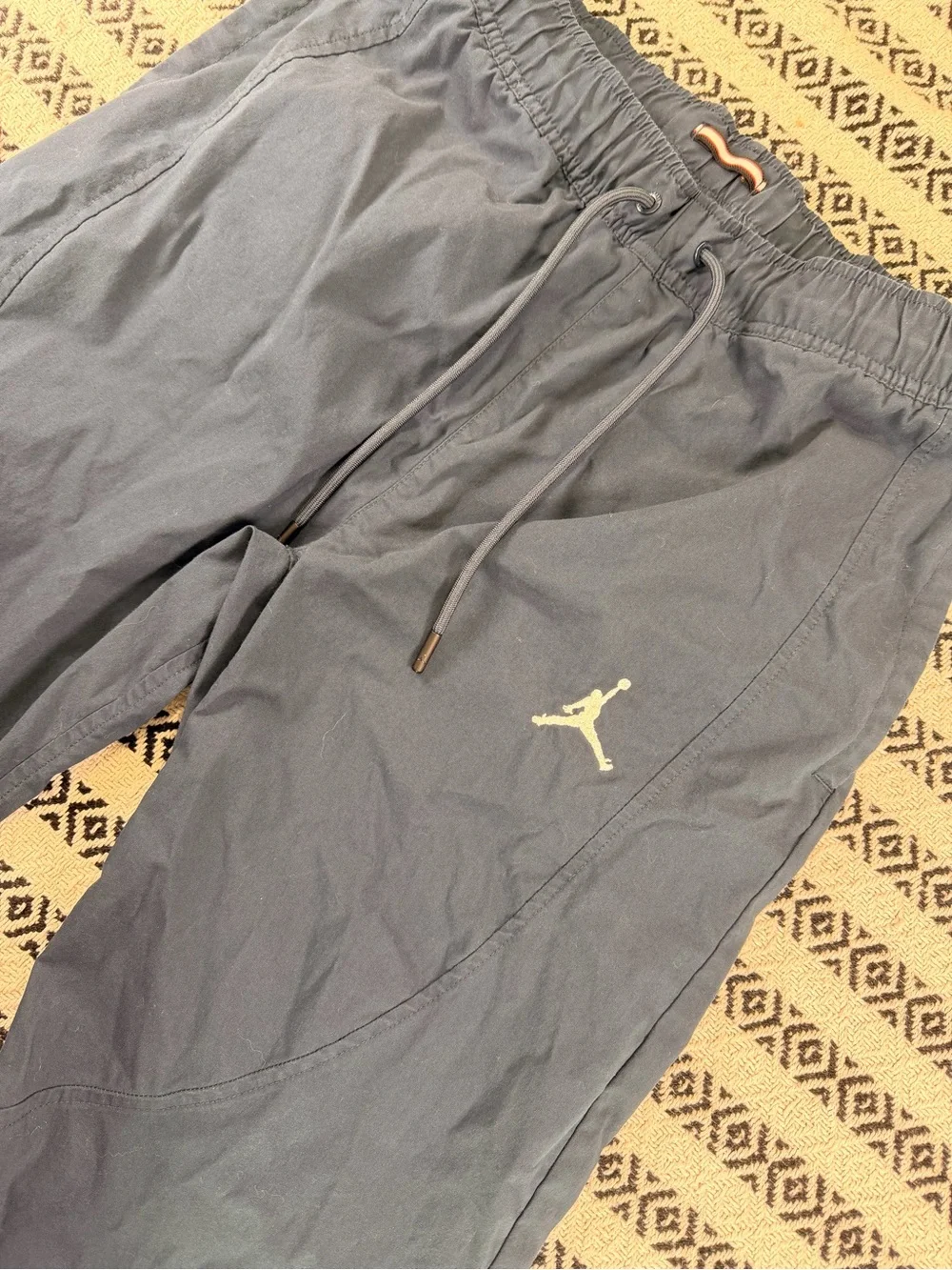 Mens Jordan Essential Woven Pants Small Navy Blue Casual Track joggers gym run S